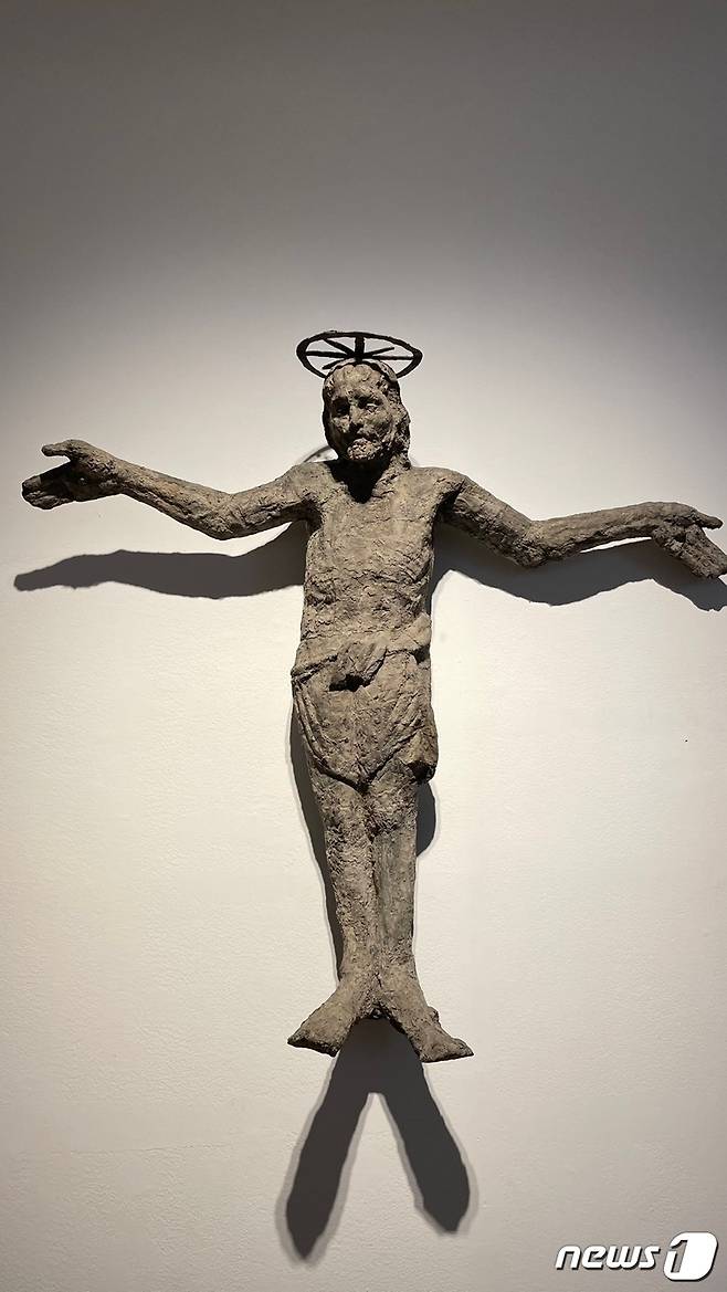 권진규 <십자가 위 그리스도 Crucifixion>, 1970, Dry Lacquer, 120x31x130(h)cm. /뉴스1 ⓒ 뉴스1 김일창 기자