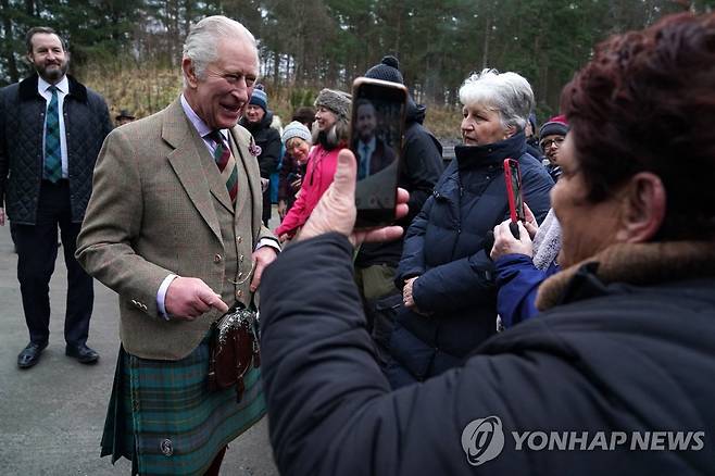 영국 찰스 3세 국왕 [AFP 연합뉴스 자료사진. 재판매 및 DB 금지]