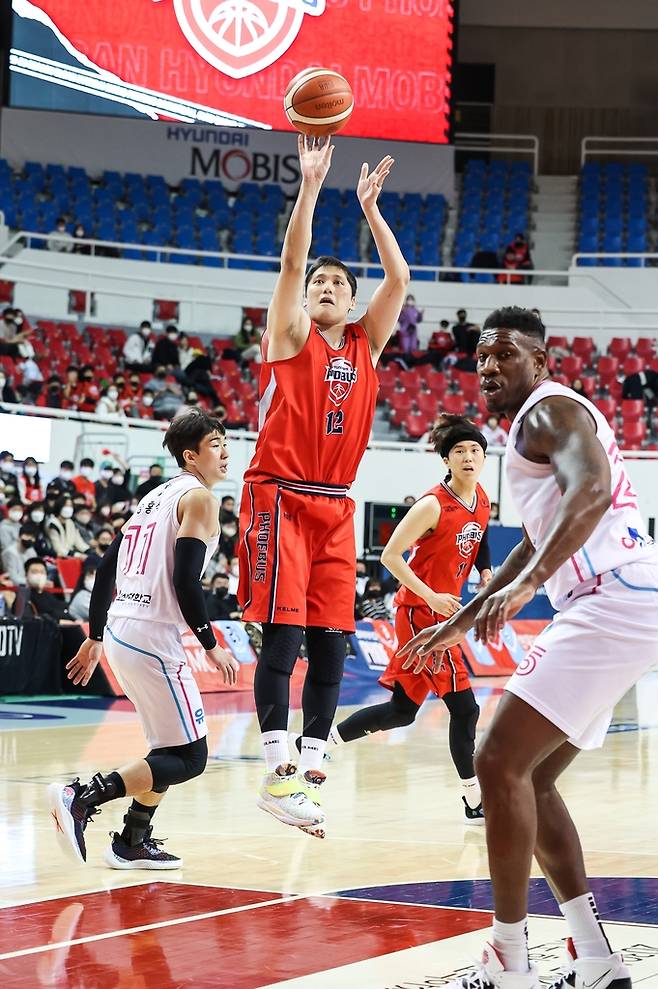 현대모비스 함지훈의 슛 [KBL 제공. 재판매 및 DB 금지]