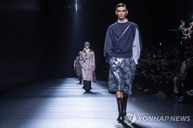 디올 남성 FW 2023-24 컬렉션 [EPA 연합뉴스 자료사진. 재판매 및 DB 금지]