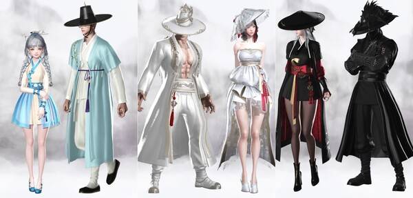 (좌측부터) 낭만의 첫 발걸음, 광휘의 첫 발걸음, 야망의 첫 발걸음