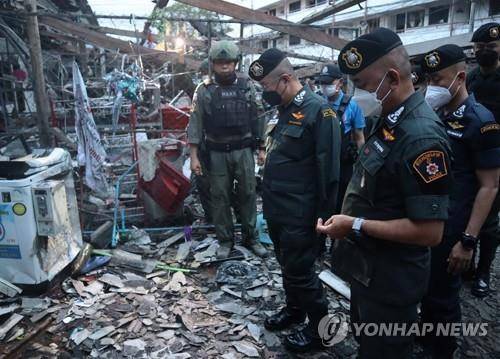 작년 11월 폭탄 테러가 발생한 남부 나라티왓주의 경찰서  [EPA=연합뉴스 자료사진. 재판매 및 DB 금지]