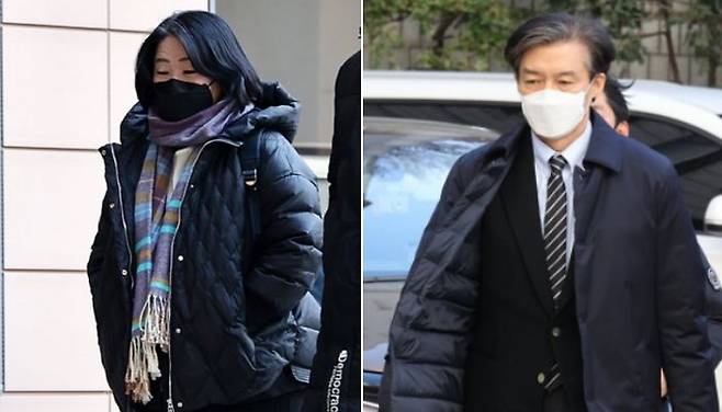 무소속 윤미향 의원과 조국 전 법무부 장관.ⓒ연합뉴스