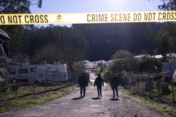 미국 캘리포니아 지역 샌프란시스코 남부 도시 하프문 베이 외곽의 버섯 농장 두 곳에서도 중국계 미국인 자오리춘(67)이 총을 쏴 7명이 사망했다. AP=연합뉴스