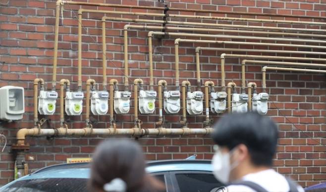 도시가스 계량기. [연합]