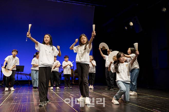 2022 국립극장 청소년 창극아카데미 입문반 수료식 장면. (사진=국립극장)