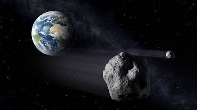 지구 근접 소행성 상상도. / 사진 = ESA 제공
