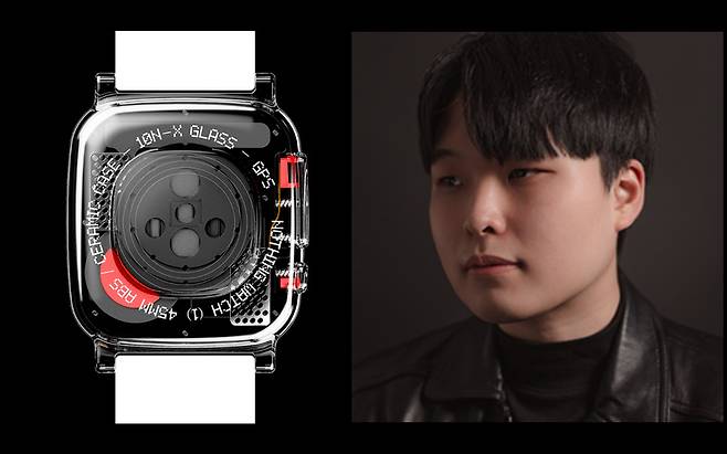 영남대 산업디자인과 오준서 학생이 디자인한 ‘낫싱워치(Nothing Watch)’ [Behance 홈페이지]