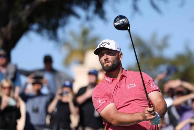 패러다임 트리플 다이아몬드 드라이버를 사용 중인 욘 람. AFP연합뉴스