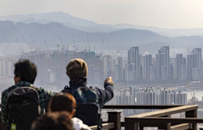 29일 오후 남산에서 바라본 서울 모습. 연합뉴스