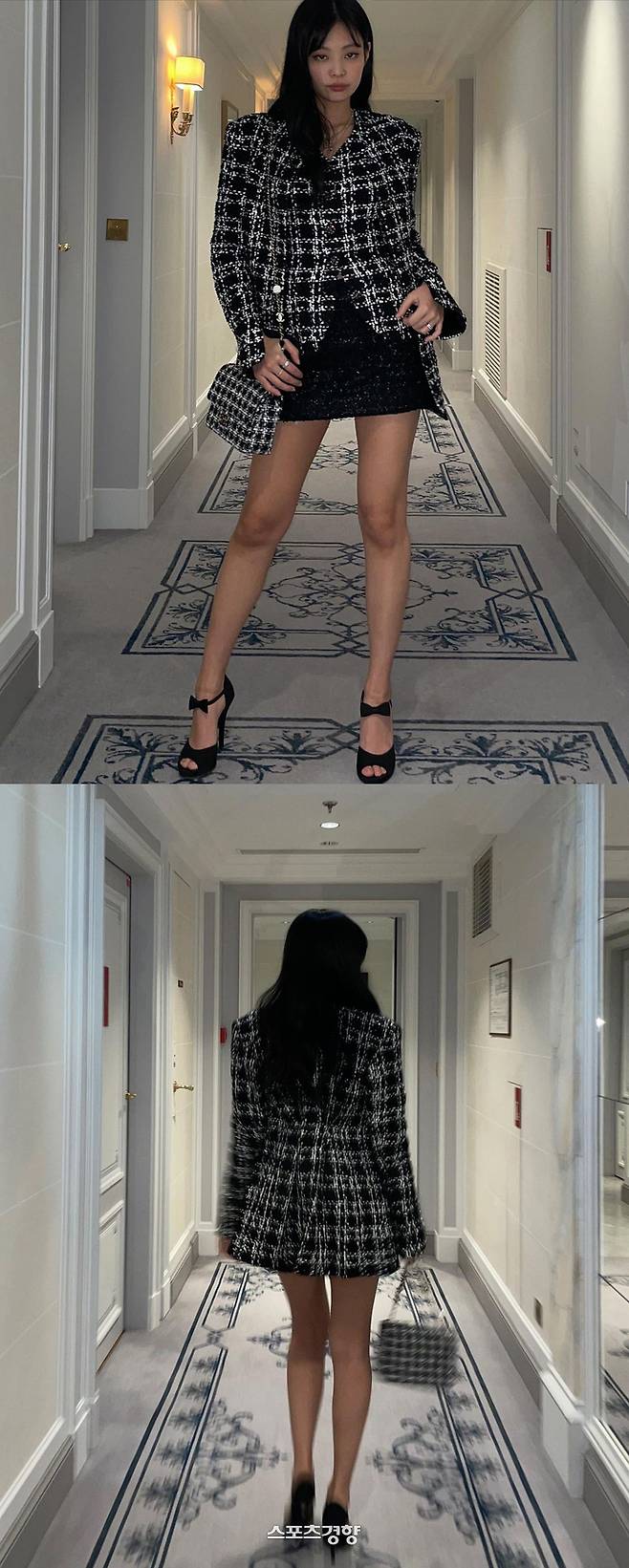 블랙핑크 멤버 제니가 프랑스 파리에서 빛낸 고혹미를 드러내며 ‘인간 샤넬’ 별칭의 의미를 이어갔다. 이하 인스타그램 캡처