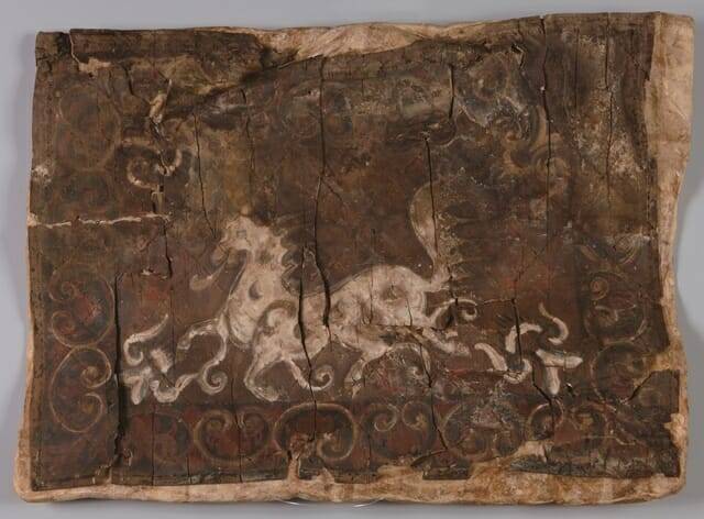 국보 경주 천마총 장니 천마도(국립경주박물관 소장)