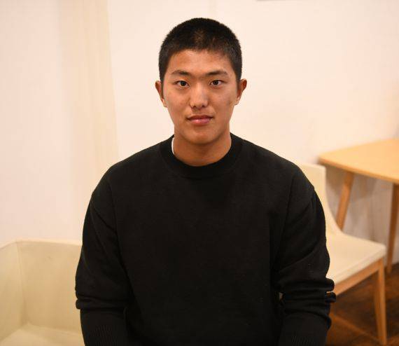 광주제일고 시절 이의리(사진 = 전상일)