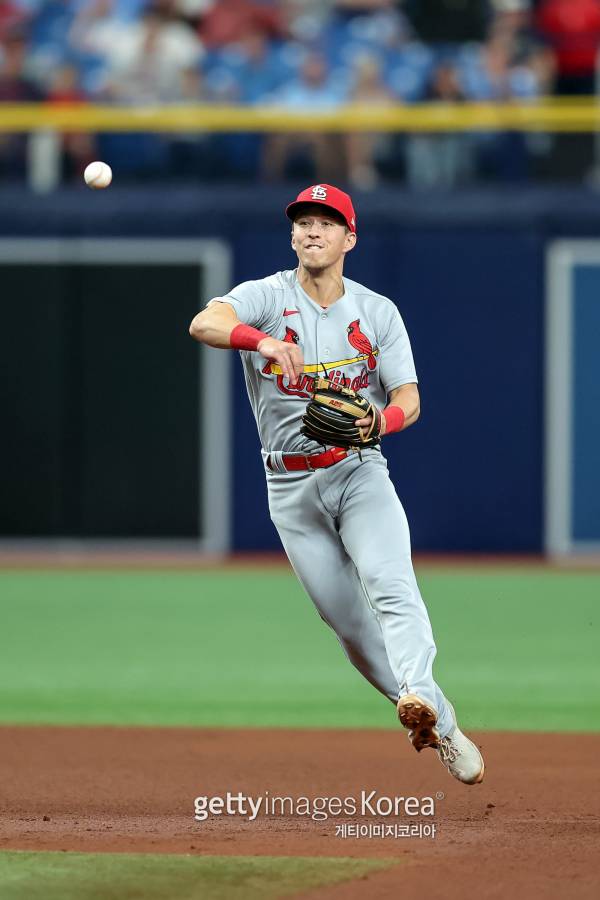 월드베이스볼클래식(WBC)에서 태극마크를 다는 토미 에드먼. 에드먼은 WBC 본 대회에 앞서 연습경기를 최대 2경기만 소화할 수 있는 상황이다. 게티이미지