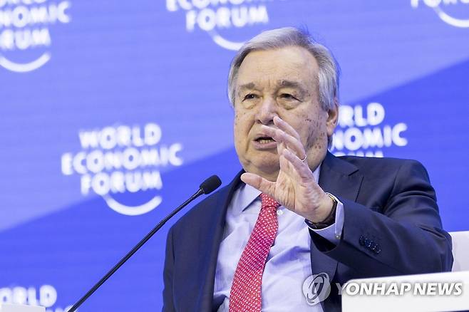 안토니우 구테흐스 유엔 사무총장 [UPI 연합뉴스 자료사진. 재판매 및 DB 금지]