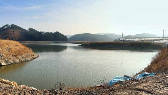 충남 태안 한 저수지. 사진 태안군