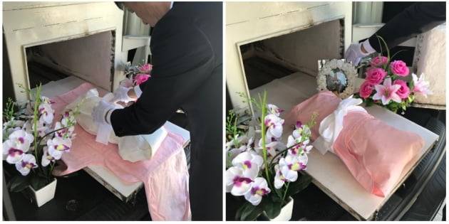 펫토피아의 차량 장례 장면.