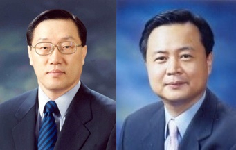 김태식(왼쪽) 한국유나이티드제약 전무와 조현동 외교부 제1차관.