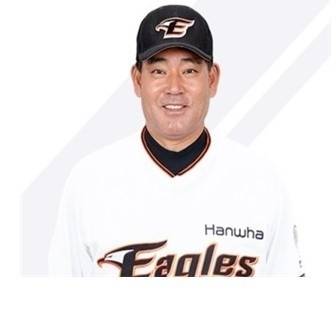 한화 코칭스태프 시절의 전대영 대덕대 감독.