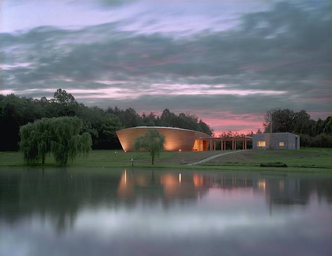 Riggio-Lynch Interfaith Chapel, 2004 Haley Farm, Clinton, Tennessee [마야 린 공식홈페이지 캡쳐]