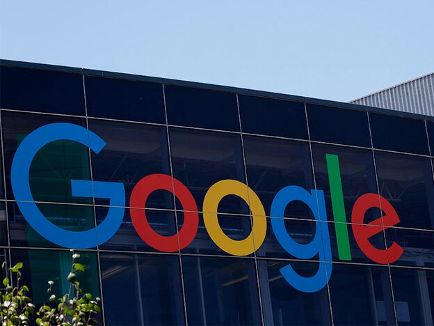 미국 캘리포니아주 마운틴뷰 일파벳 본사에 있는 구글의 로고.
