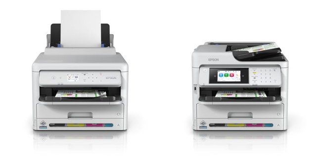 엡손 프린터와 복합기(왼쪽부터 WF-5390, WF-C5890)