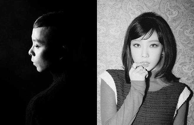 [서울=뉴시스] (왼쪽부터) 나얼, '소녀시대' 태연 2023.02.03 (사진= 롱플레이뮤직 제공) photo@newsis.com *재판매 및 DB 금지
