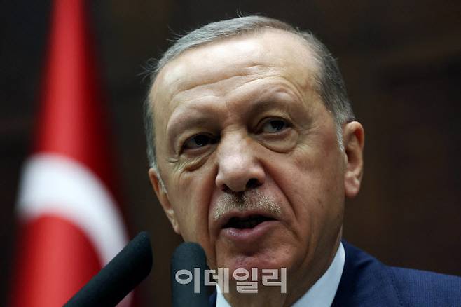 레제프 타이이프 에르도안 튀르키예(옛 터키) 대통령.(사진=AFP)