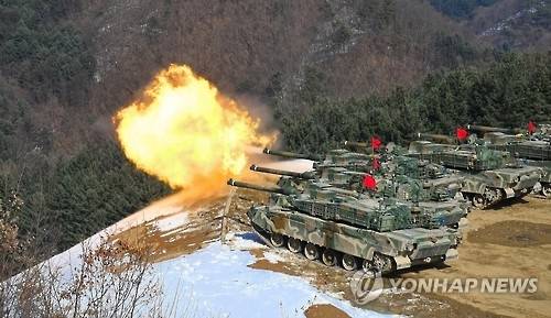 레오파르트2와 경쟁에서 고배 한국 K2흑표 전차. [사진출처 = 연합뉴스]