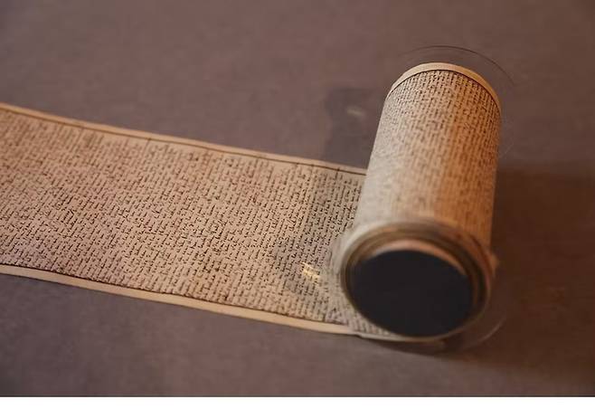 사드 후작이 바스티유 감옥에서 쓴 ‘소돔 120일’ 친필 원고.