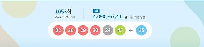 [사진 제공 =  동행복권 캡처]