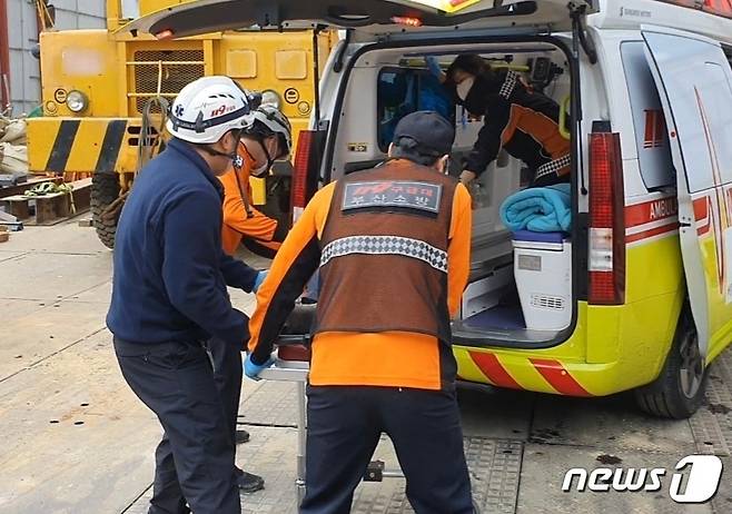 사고 현장.(부산소방재난본부 제공)