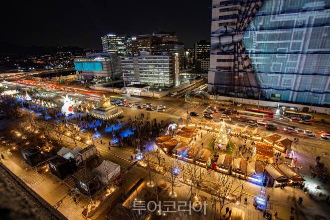 2022 서울빛초롱&광화문광장 마켓 행사 전경