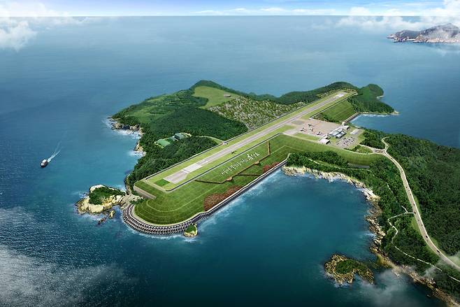 흑산공항 조감도. /조선DB