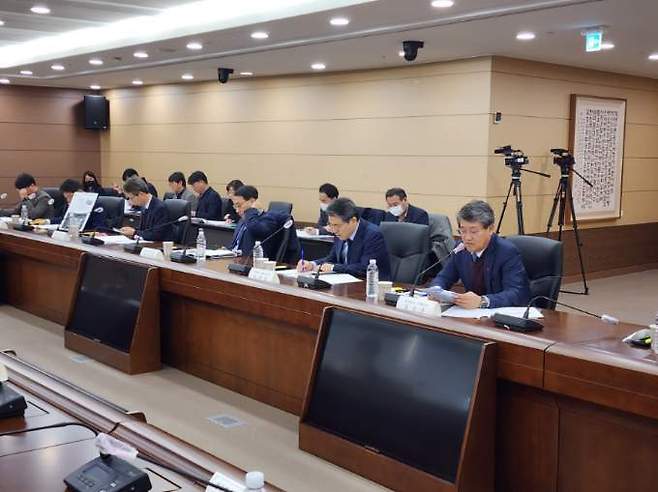'국가·지자체간 국유재산 활용 협의회'에 참석한 김순호(오른쪽) 구례군수.  *재판매 및 DB 금지