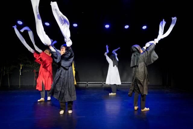 ▲ 수주 탈춤 예수전 공연 사진. 