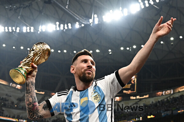 아르헨티나의 2022 카타르 월드컵 우승을 이끈 리오넬 메시. ⓒAFPBBNews = News1