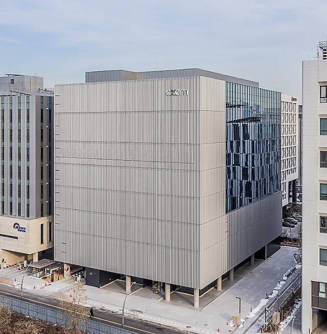 엑셈 마곡 신사옥 외부 전경