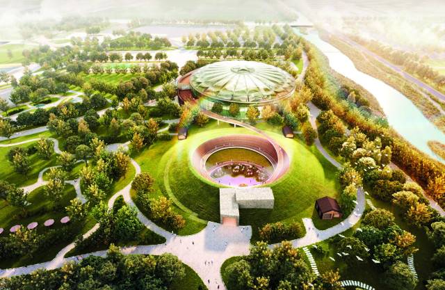 전남 순천시가 조성할 계획인 시크릿가든과 식물원 조감도.
