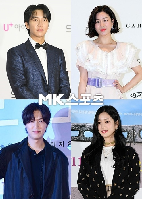 배우 이승기, 이다인이 결혼을 발표한 가운데 이민호, 이유비, 권화운 등이 축하 메시지를 보내고 있다. 사진=김영구 기자, 천정환 기자