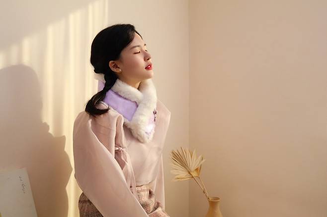 왠지(WEDNSY) 겨우살이 털목도리