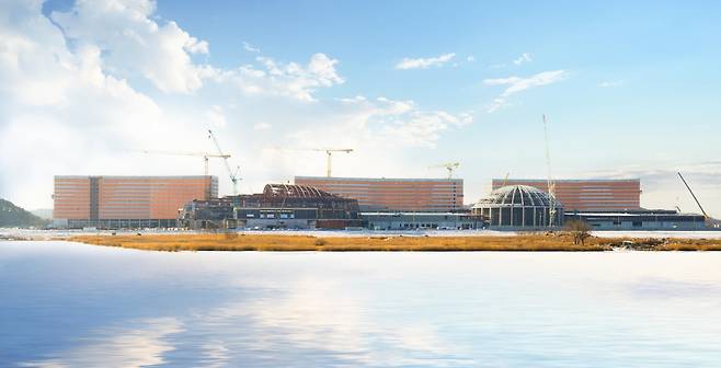 외관 드러낸 영종도 모히건리조트