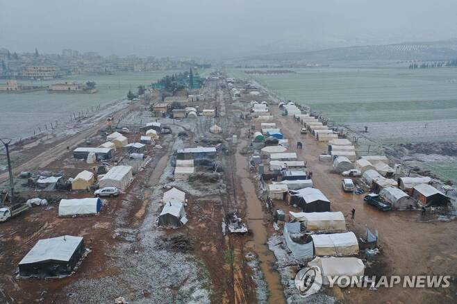 시리아 난민 캠프 [AFP 연합뉴스 자료사진. 재판매 및 DB 금지]