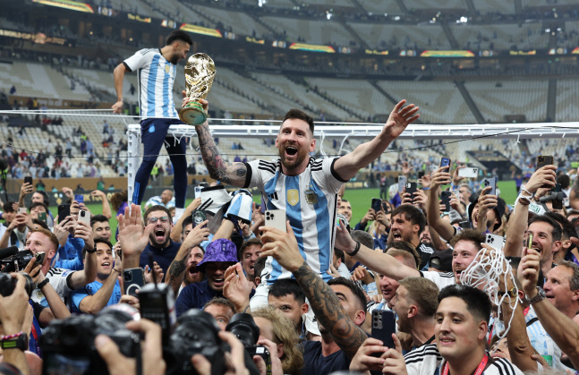 2022 카타르월드컵에서 우승한 아르헨티나가 2030 월드컵 유치에도 나섰다. 타스 연합뉴스