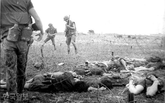 1968년 베트남전 당시. 한국일보 자료사진