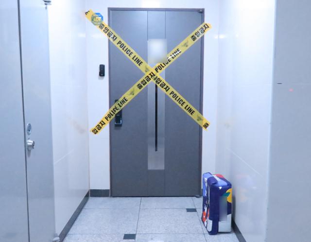 7일 초등학교 5학년 아동이 숨진 인천 남동구 논현동의 한 아파트. 부모는 아동학대치사 혐의로 경찰에 긴급체포됐다. 뉴스1