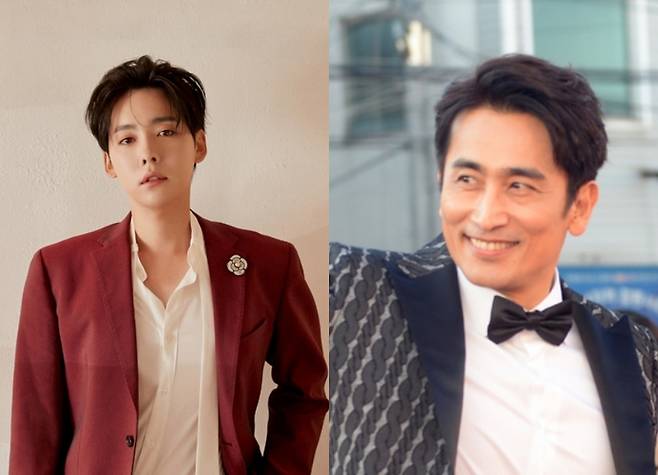 [서울=뉴시스] (왼쪽부터) 김진우, 차인표.2023.02.08. (사진= YG엔터테인먼트, 뉴시스 ) photo@newsis.com  *재판매 및 DB 금지