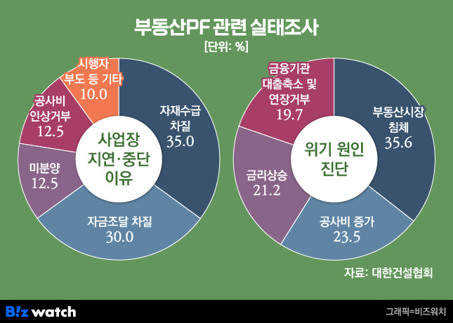 부동산PF 관련 실태조사. /그래픽=비즈니스워치.