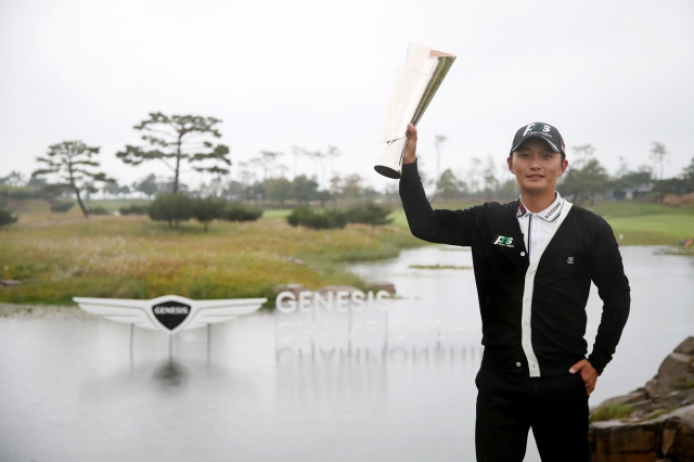 작년 KPGA코리안투어 제네시스 챔피언십에서 우승한 김영수. 그는 오는 16일 개막하는 PGA투어 제네시스 인비테이셔널에 출전한다. KPGA