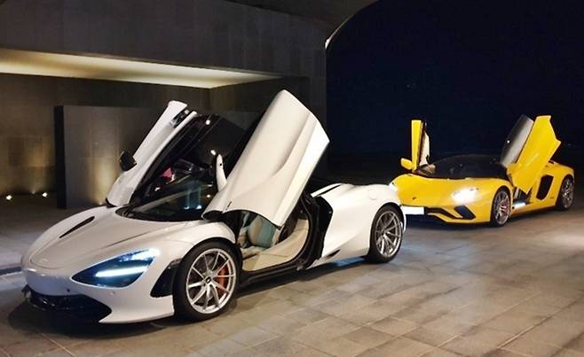 탈루 소득으로 사들인 슈퍼카  [사진제공=국세청]